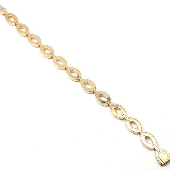 Rare! Authentic Cartier 18K Yellow Gold Diamond Diadea Link Bracelet - Picture 4 of 10